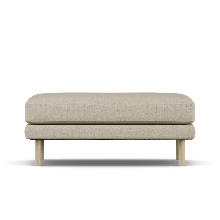 Bredhult footstool - Bern Beige 0341-white-oiled oak - 1898