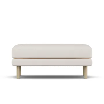 Bredhult footstool - Caleido Beige 9600-white-oiled oak - 1898