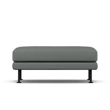Bredhult footstool - Caleido Grey 1240-black steel - 1898