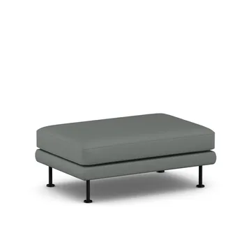 Bredhult footstool - Caleido Grey 1240-black steel - 1898
