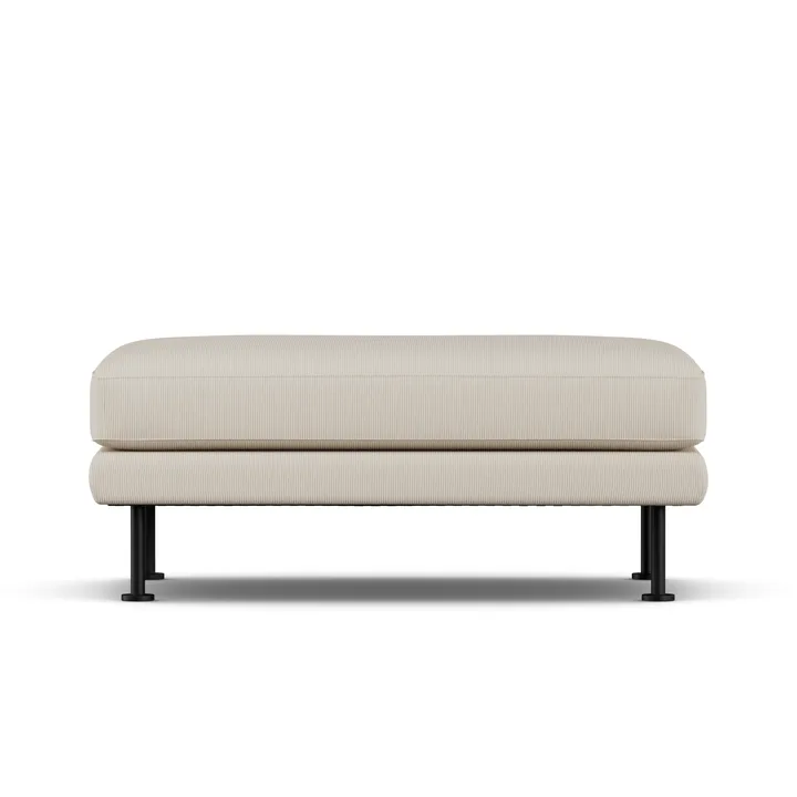 Bredhult footstool - Jump Beige 1956-black steel - 1898