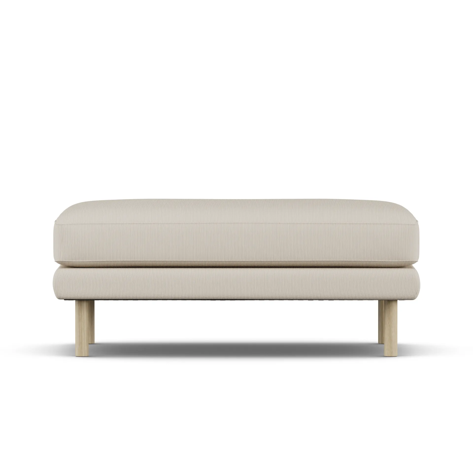 Bredhult footstool, Jump Beige 1956-white-oiled oak 1898