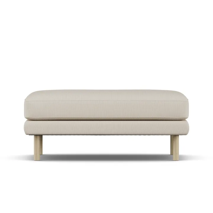 Bredhult footstool - Jump Beige 1956-white-oiled oak - 1898