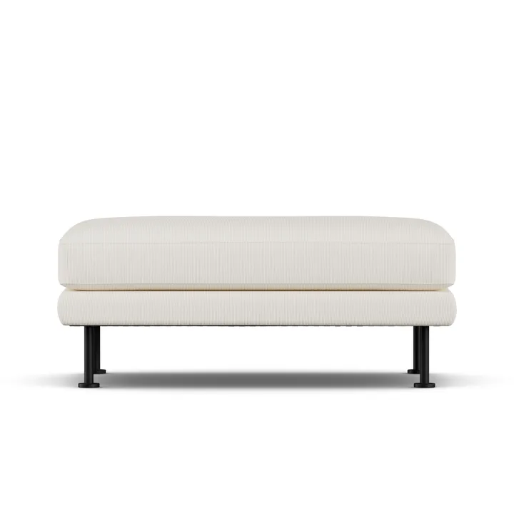 Bredhult footstool - Jump Off White 1954-black steel - 1898