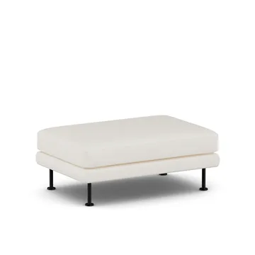 Bredhult footstool - Jump Off White 1954-black steel - 1898