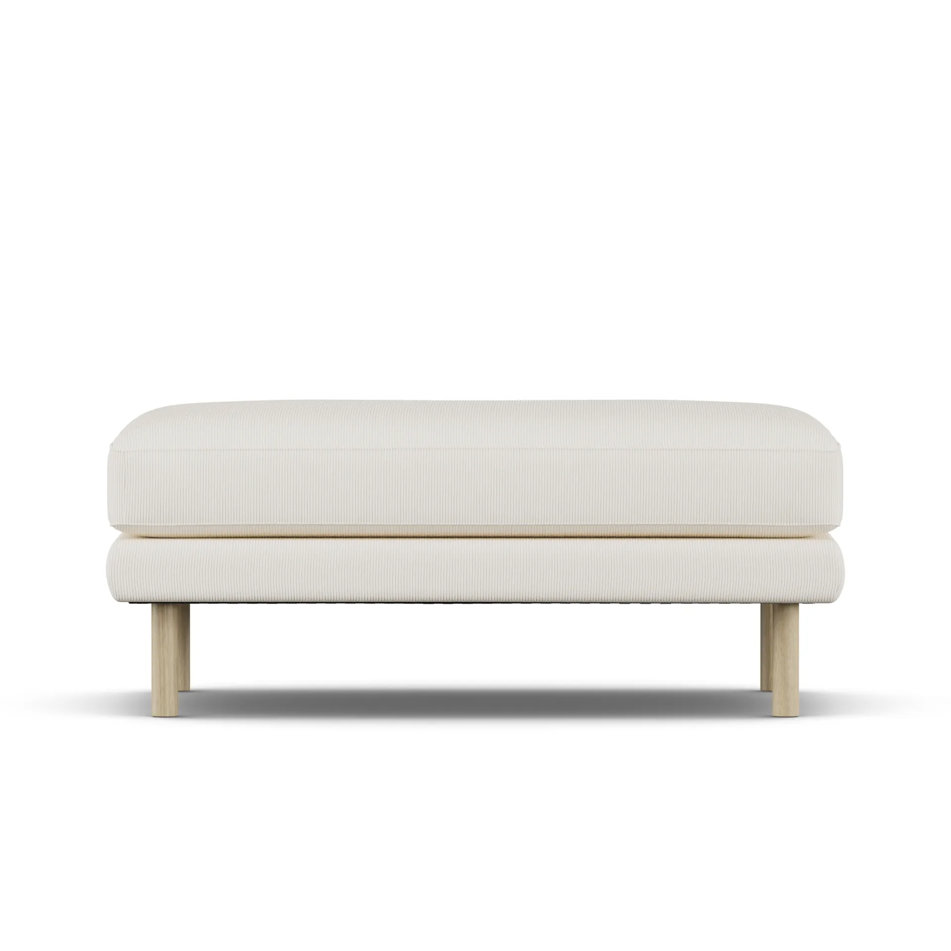 Bredhult footstool, Jump Off White 1954-white-oiled oak 1898