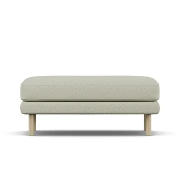 Bredhult footstool - Luiza Beige 3981-white-oiled oak - 1898