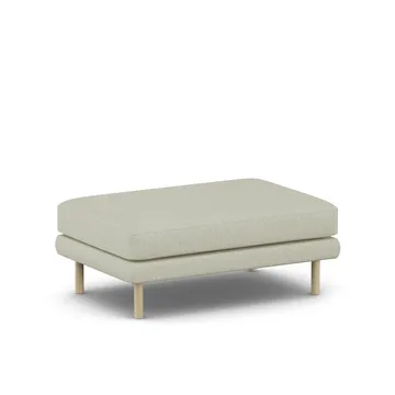 Bredhult footstool - Luiza Beige 3981-white-oiled oak - 1898