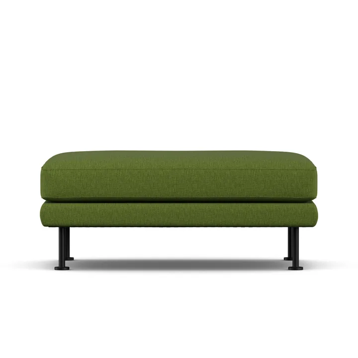 Bredhult footstool - Luiza Green 3975-black steel - 1898