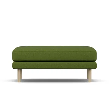 Bredhult footstool - Luiza Green 3975-white-oiled oak - 1898