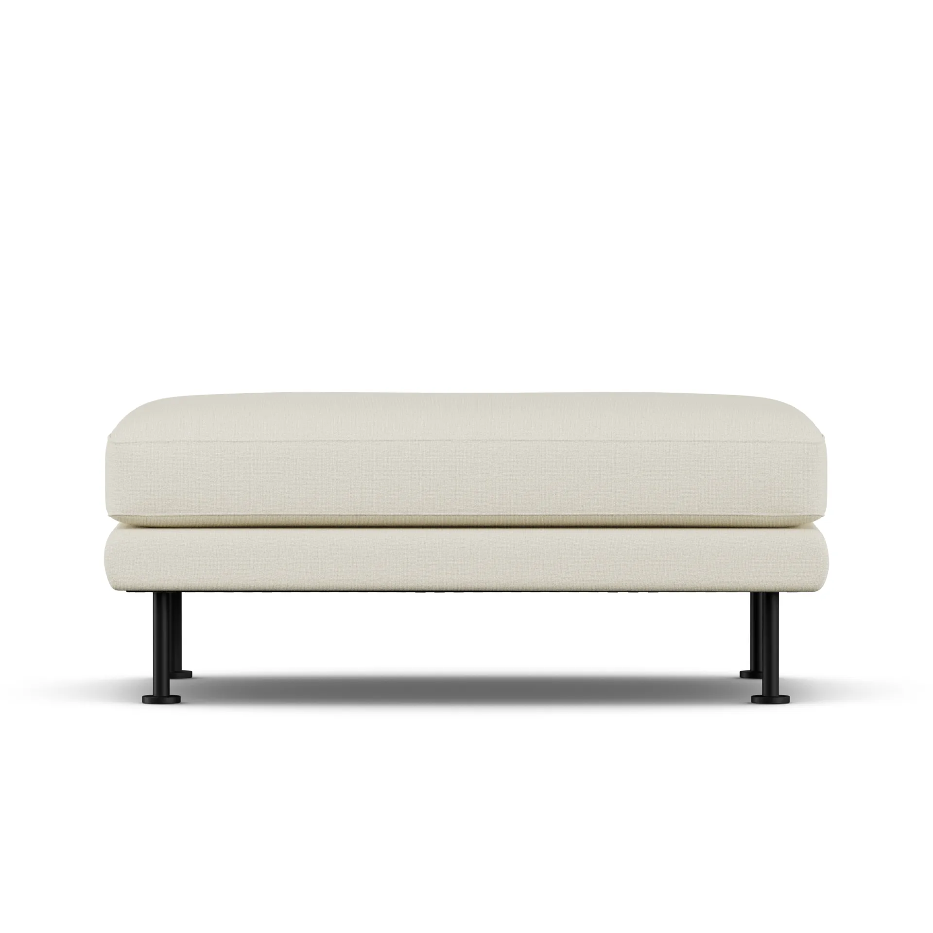 Bredhult footstool, Oslo Nature 1540-black steel 1898