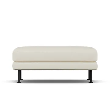 Bredhult footstool - Oslo Nature 1540-black steel - 1898