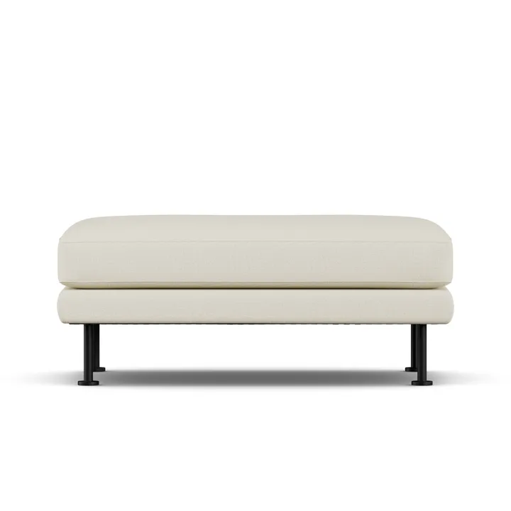 Bredhult footstool - Oslo Nature 1540-black steel - 1898