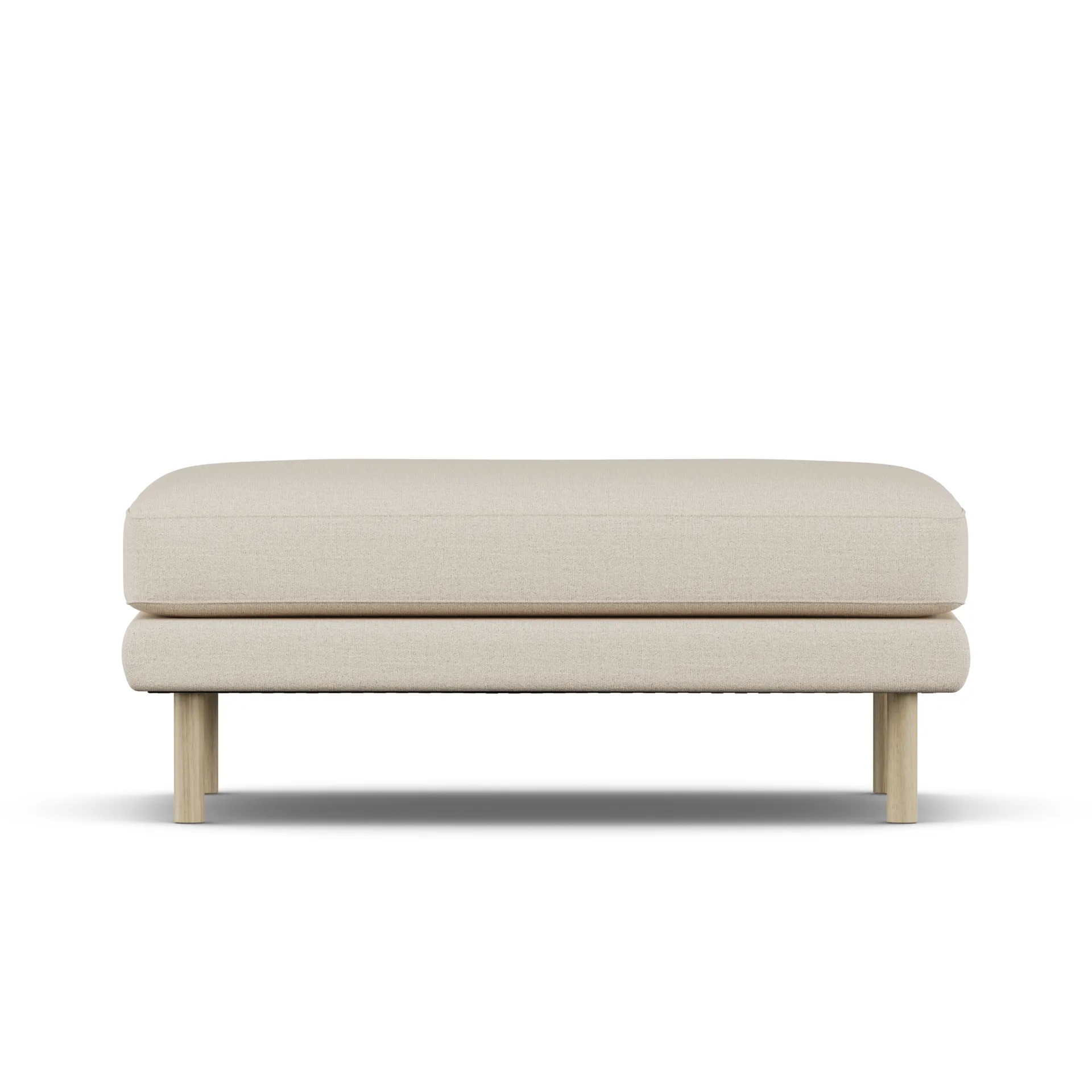 Bredhult footstool, Same Beige 6670-white-oiled oak 1898