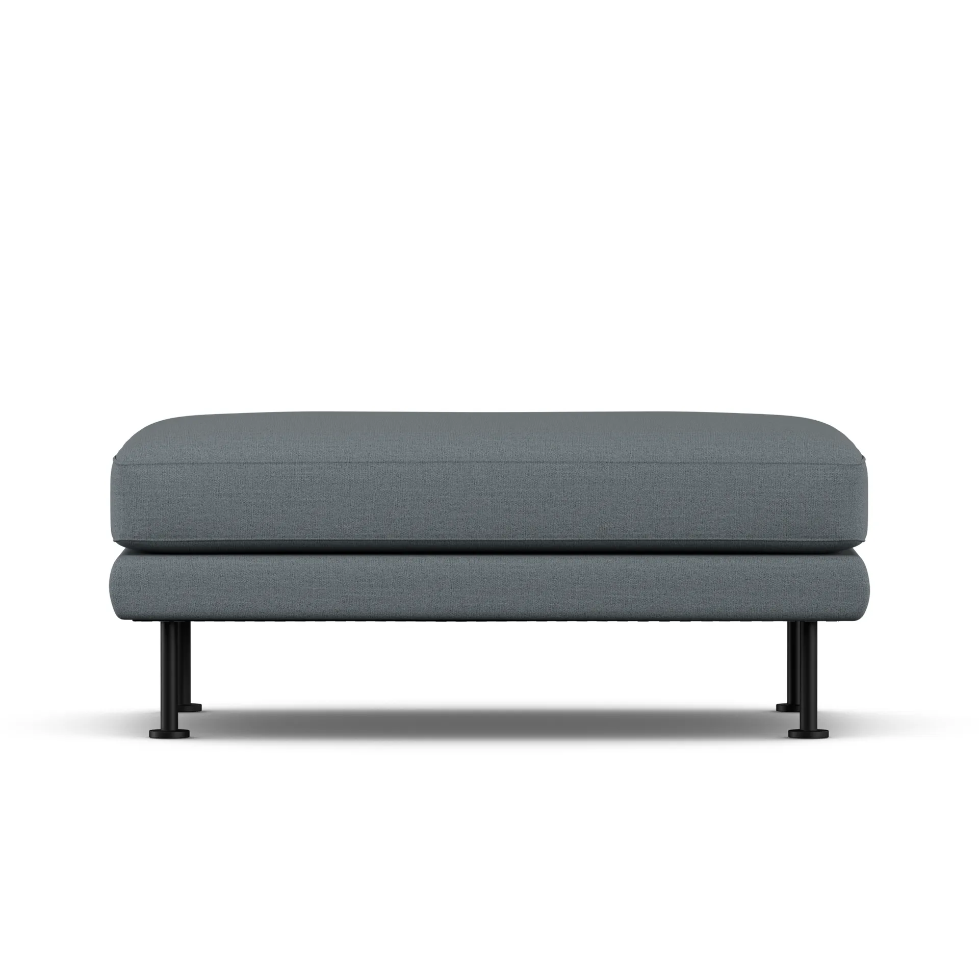 Bredhult footstool, Same Blue 6678-black steel 1898