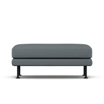 Bredhult footstool - Same Blue 6678-black steel - 1898