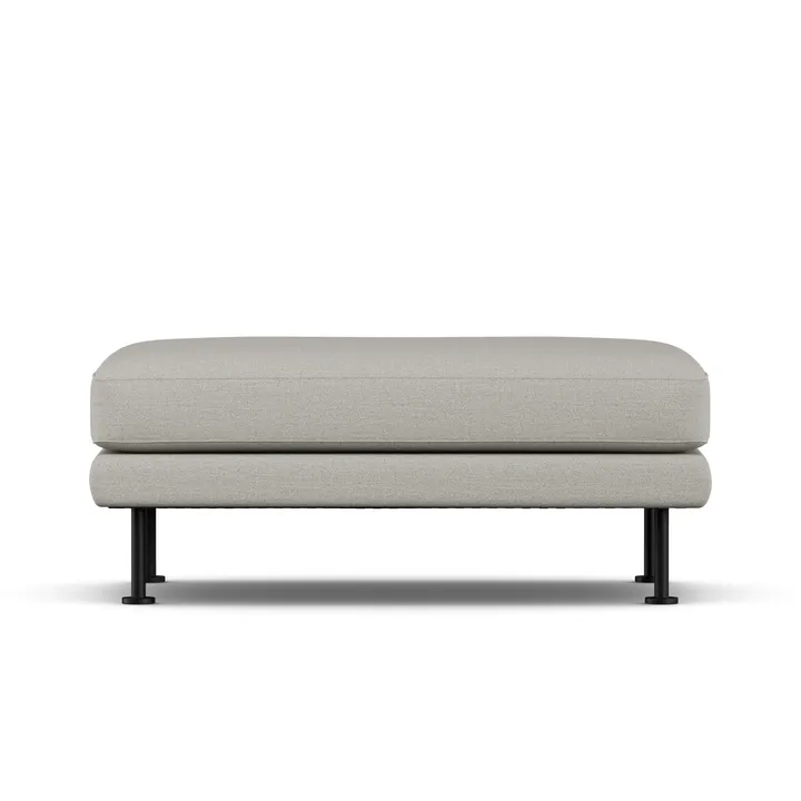 Bredhult footstool - Same Grey 6673-black steel - 1898