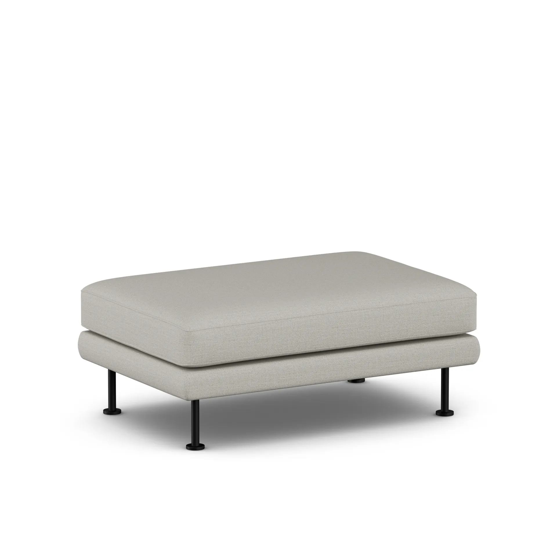 Bredhult footstool, Same Grey 6673-black steel 1898