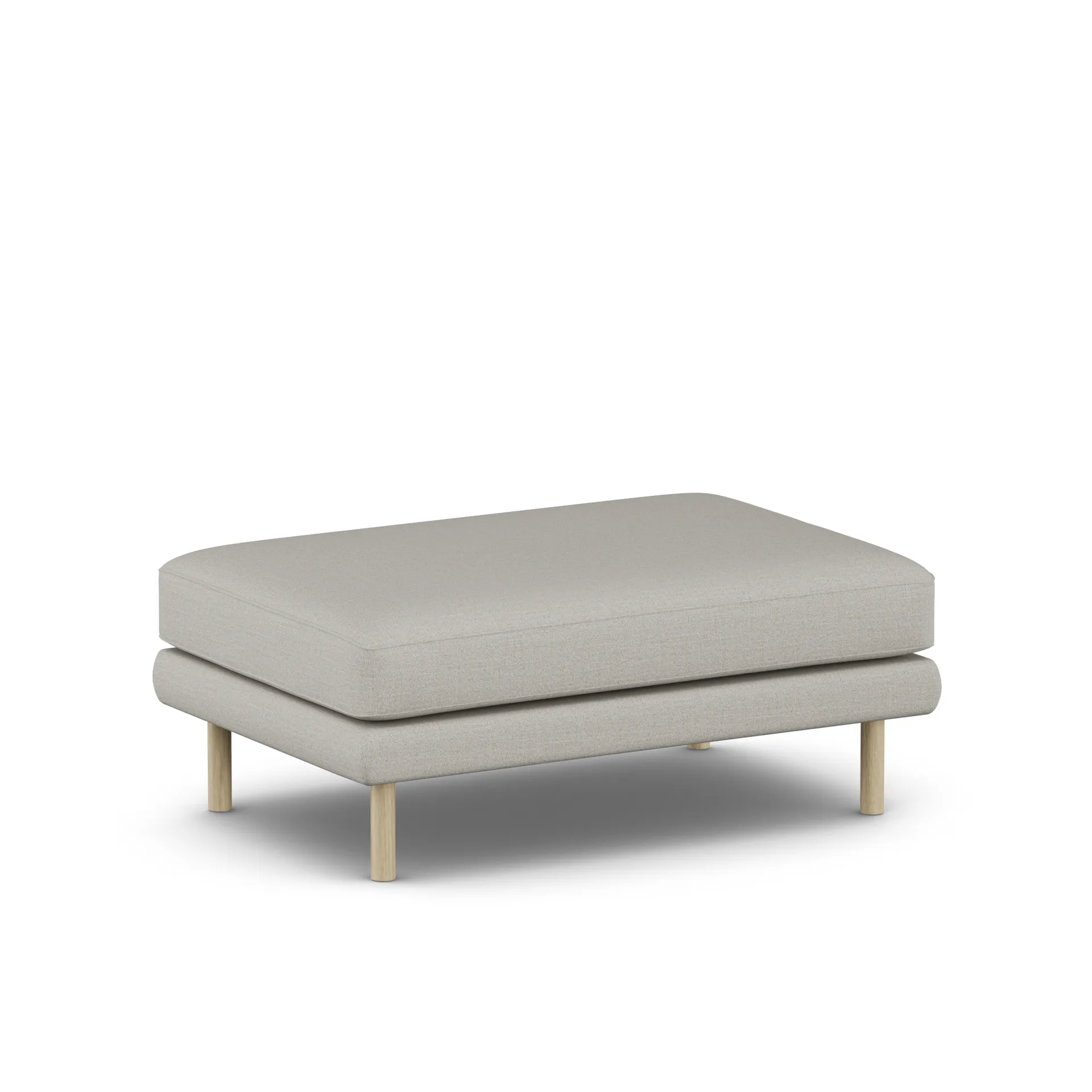 Bredhult footstool, Same Grey 6673-white-oiled oak 1898