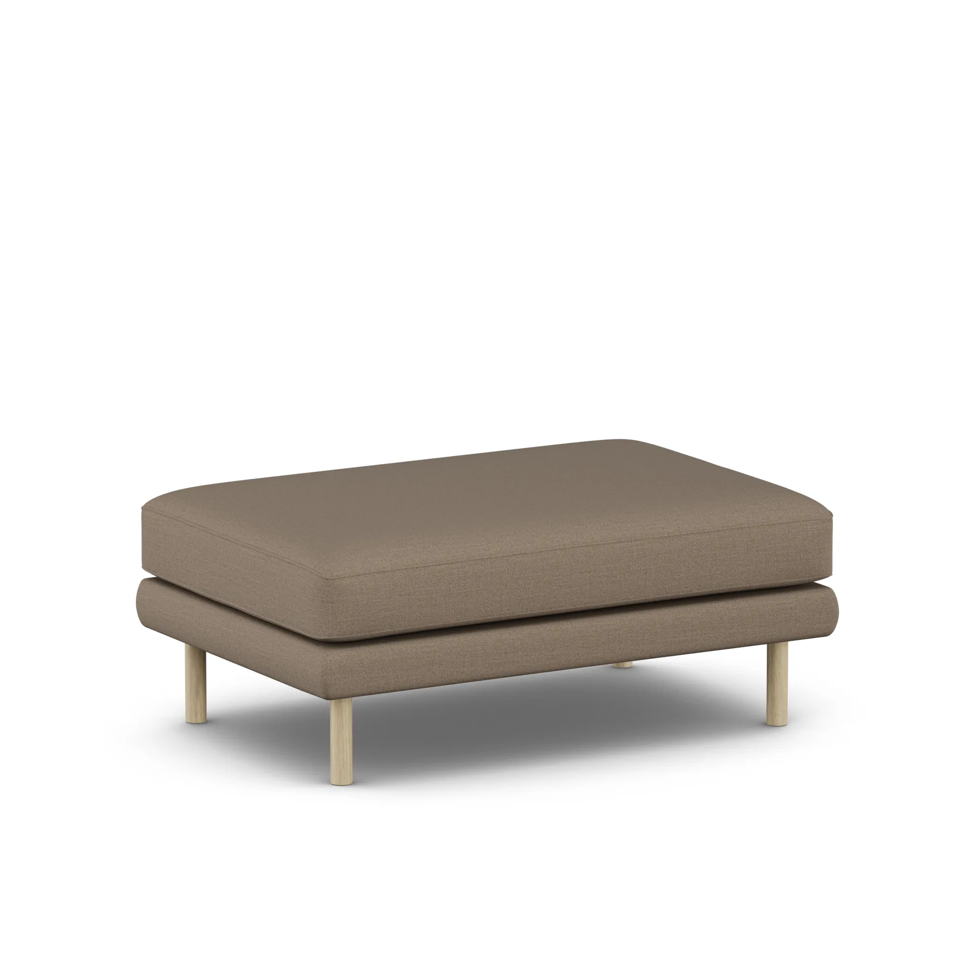 Bredhult footstool, Same Mole 6674-white-oiled oak 1898