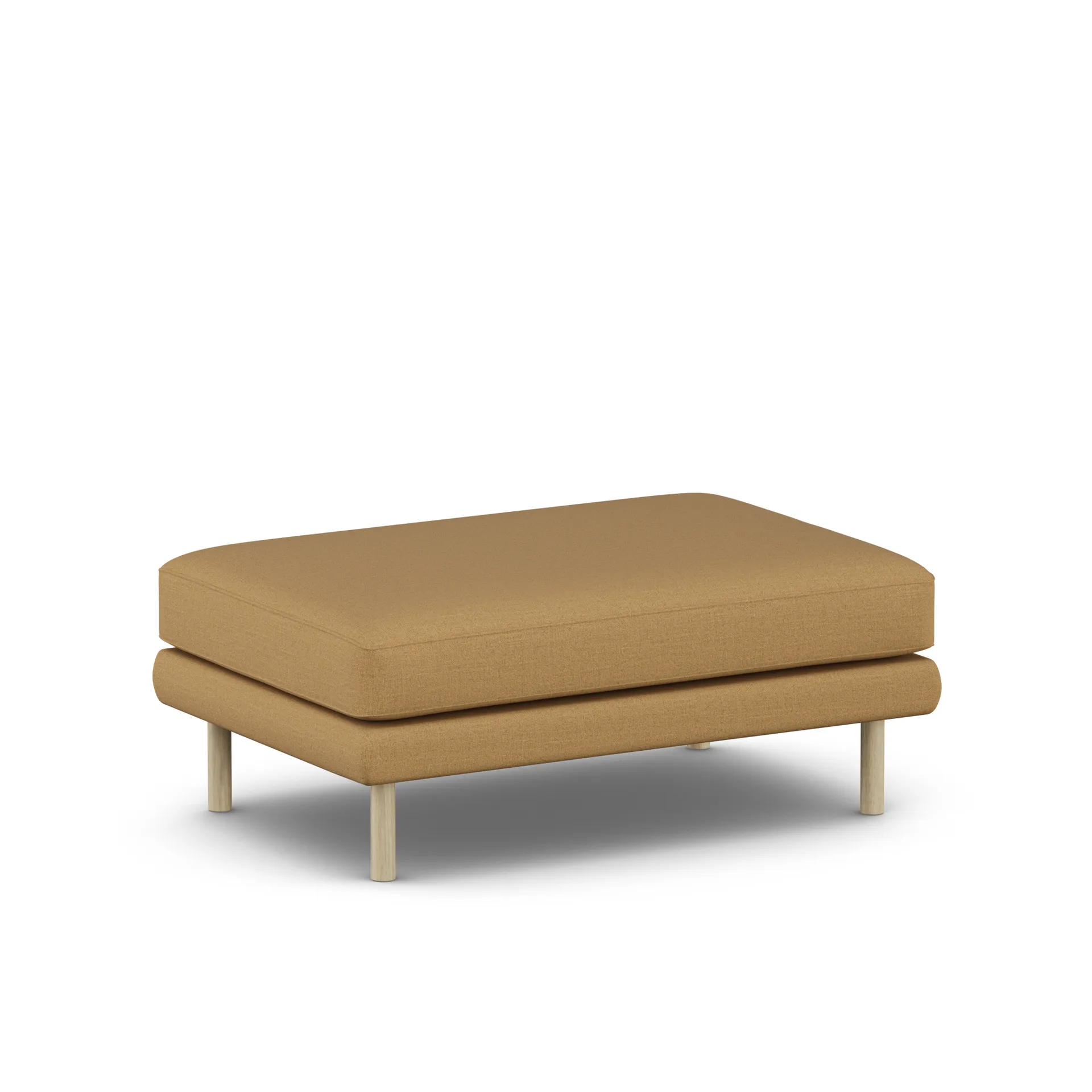 Bredhult footstool, Same Ochre 6676-white-oiled oak 1898