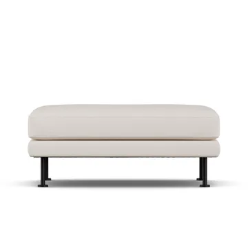Bredhult footstool - Same Off White 6671-black steel - 1898