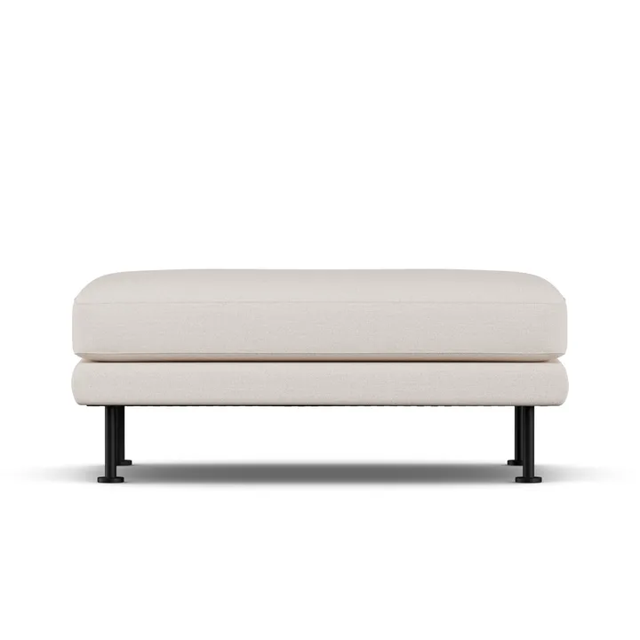 Bredhult footstool - Same Off White 6671-black steel - 1898
