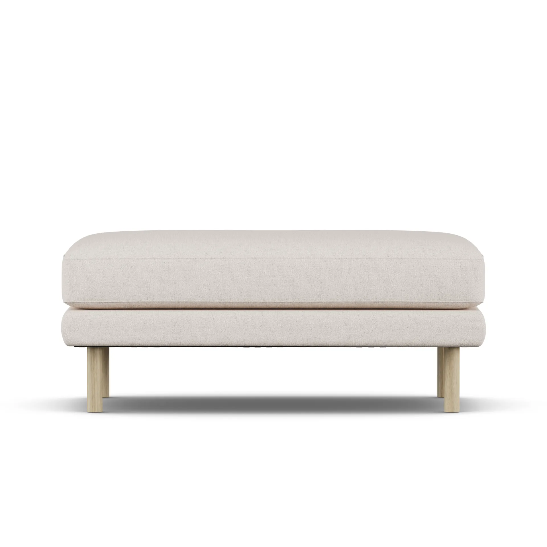 Bredhult footstool, Same Off White 6671-white-oiled oak 1898