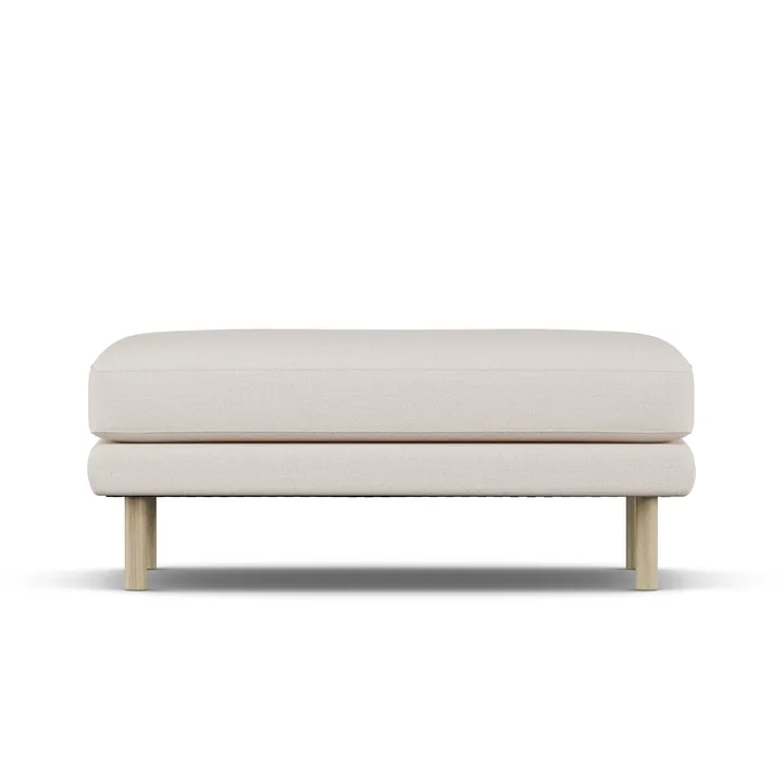 Bredhult footstool - Same Off White 6671-white-oiled oak - 1898