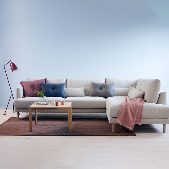 Bredhult modul sofa A1, Fabric alaska 0191 anthracite. White oiled oak legs 1898