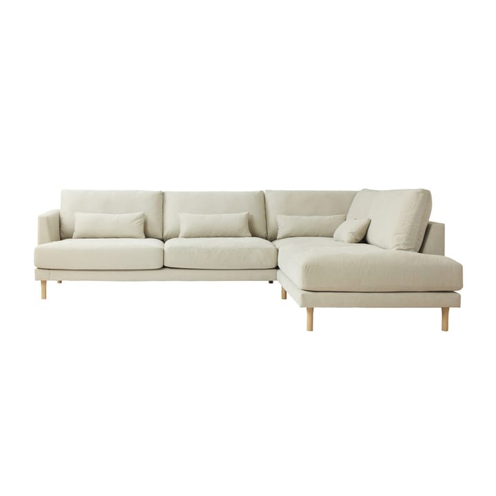 Bredhult modul sofa A1 White oiled Oak leg - Alaska 0161 Natural - 1898