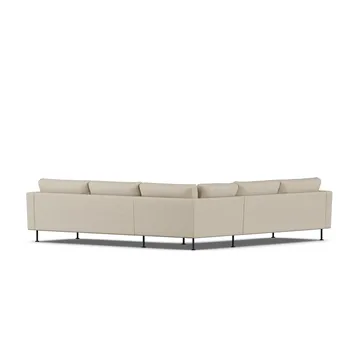 Bredhult sofa - Bern Beige 0341-black steel, corner sofa F - 1898