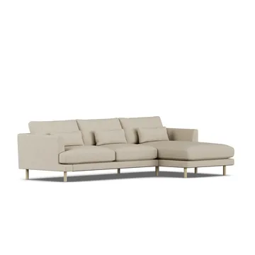 Bredhult sofa - Bern Beige 0341-white-oiled oak, 2,5-seater C1 - 1898