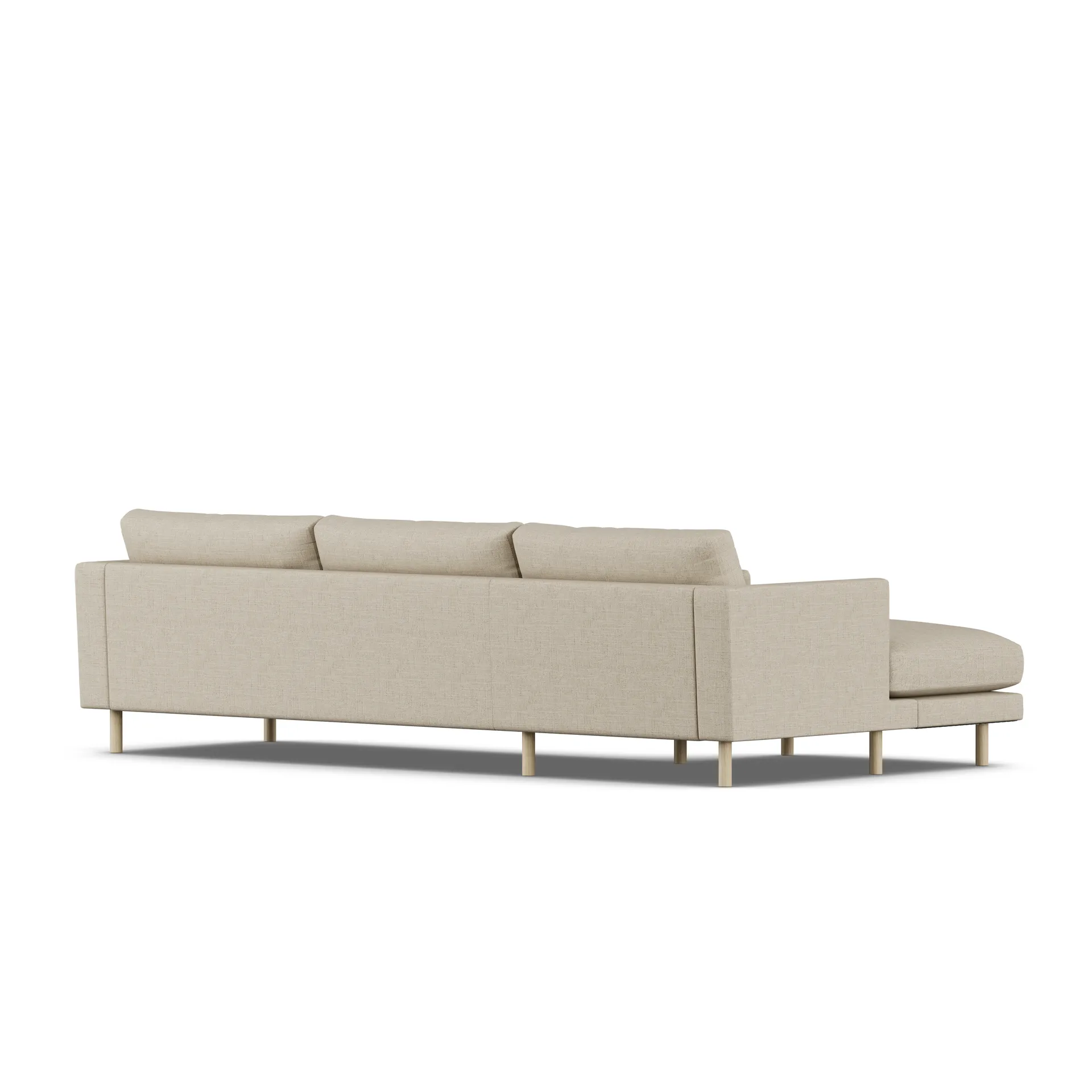 Bredhult sofa, Bern Beige 0341-white-oiled oak, 2,5-seater C2 1898