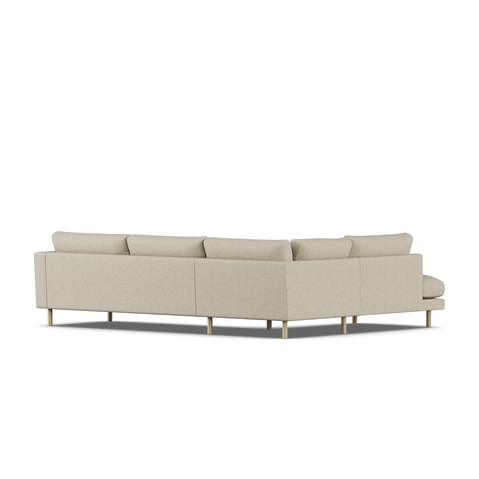 Bredhult sofa, Bern Beige 0341-white-oiled oak, 3-seater A2 1898