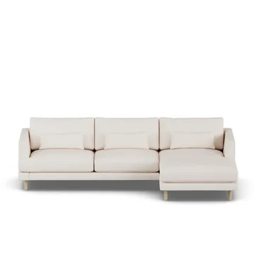 Bredhult sofa - Caleido Beige 9600-white-oiled oak, 2,5-seater C1 - 1898