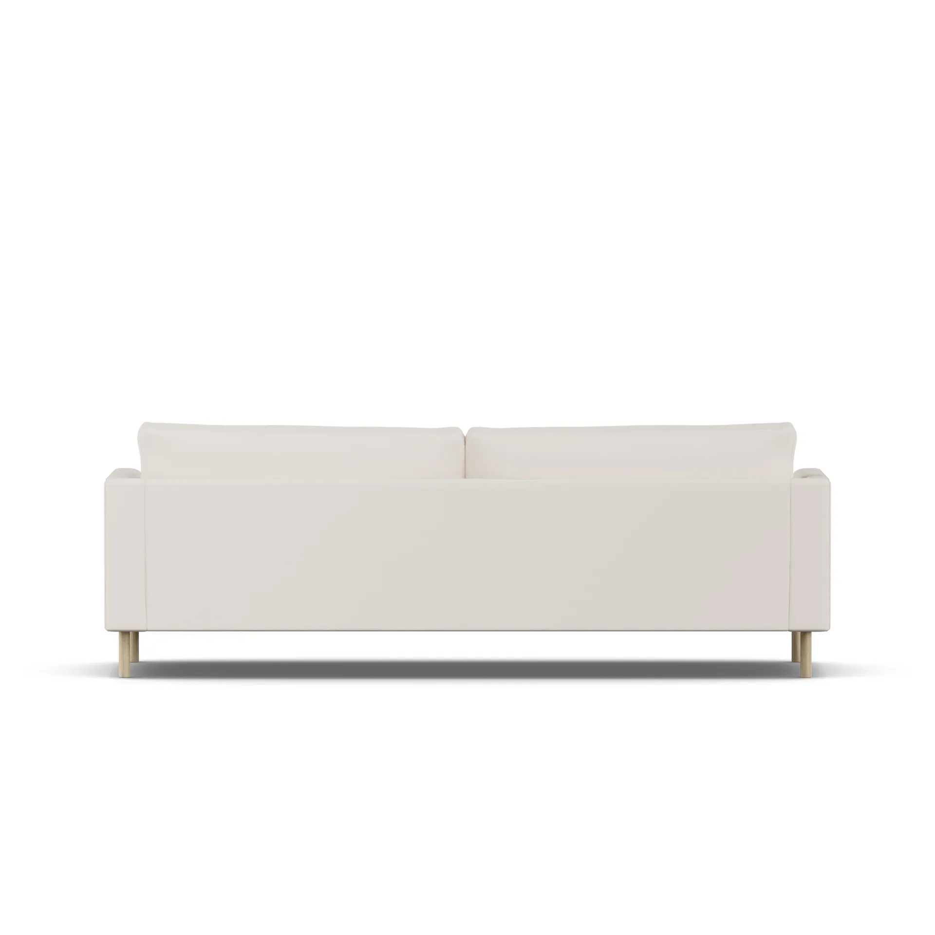 Bredhult sofa, Caleido Beige 9600-white-oiled oak, 3-seater 1898