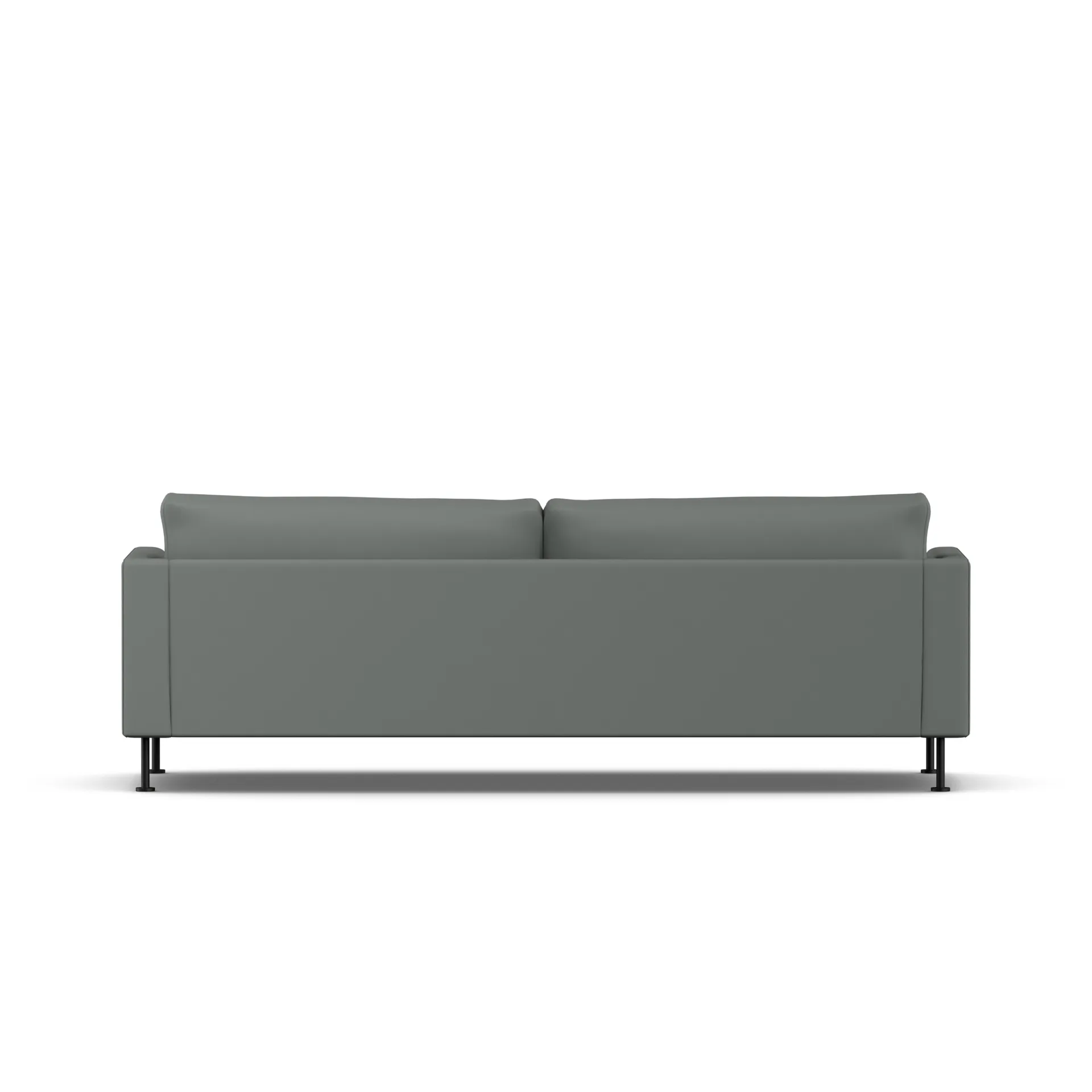 Bredhult sofa, Caleido Grey 1240-black steel, 3-seater 1898