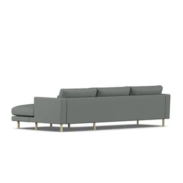 Bredhult sofa - Caleido Grey 1240-white-oiled oak, 2,5-seater C1 - 1898