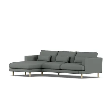 Bredhult sofa - Caleido Grey 1240-white-oiled oak, 2,5-seater C2 - 1898