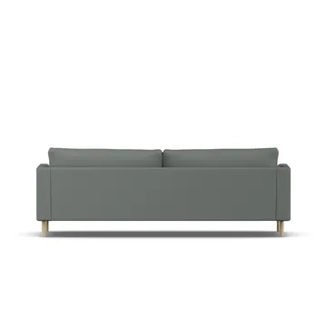 Bredhult sofa - Caleido Grey 1240-white-oiled oak, 3-seater - 1898