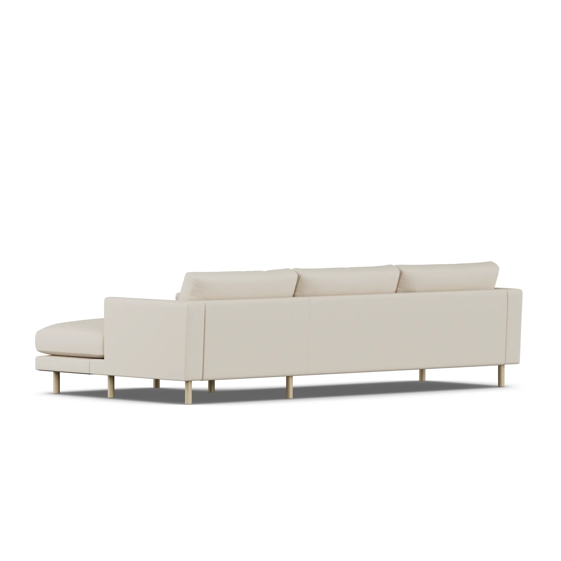 Bredhult sofa, Jump Beige 1956-white-oiled oak, 2,5-seater C1 1898