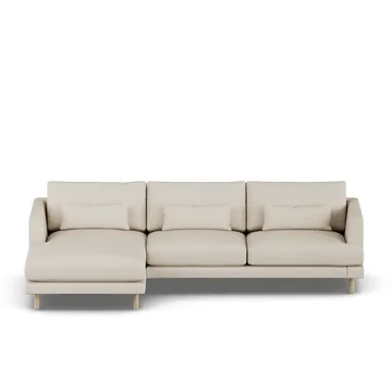 Bredhult sofa - Jump Beige 1956-white-oiled oak, 2,5-seater C2 - 1898