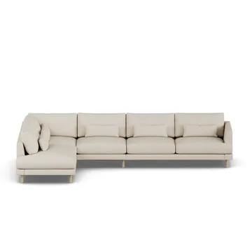 Bredhult sofa - Jump Beige 1956-white-oiled oak, 4-seater B2 - 1898