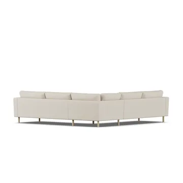 Bredhult sofa - Jump Beige 1956-white-oiled oak, corner sofa F - 1898