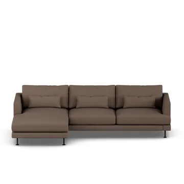 Bredhult sofa - Jump Brown 1955-black steel, 2,5-seater C2 - 1898