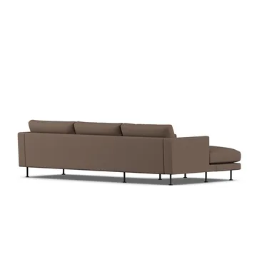 Bredhult sofa - Jump Brown 1955-black steel, 2,5-seater C2 - 1898