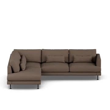 Bredhult sofa - Jump Brown 1955-black steel, 3-seater A2 - 1898