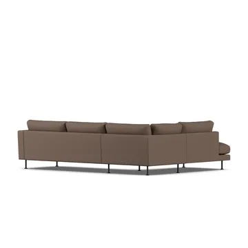Bredhult sofa - Jump Brown 1955-black steel, 3-seater A2 - 1898