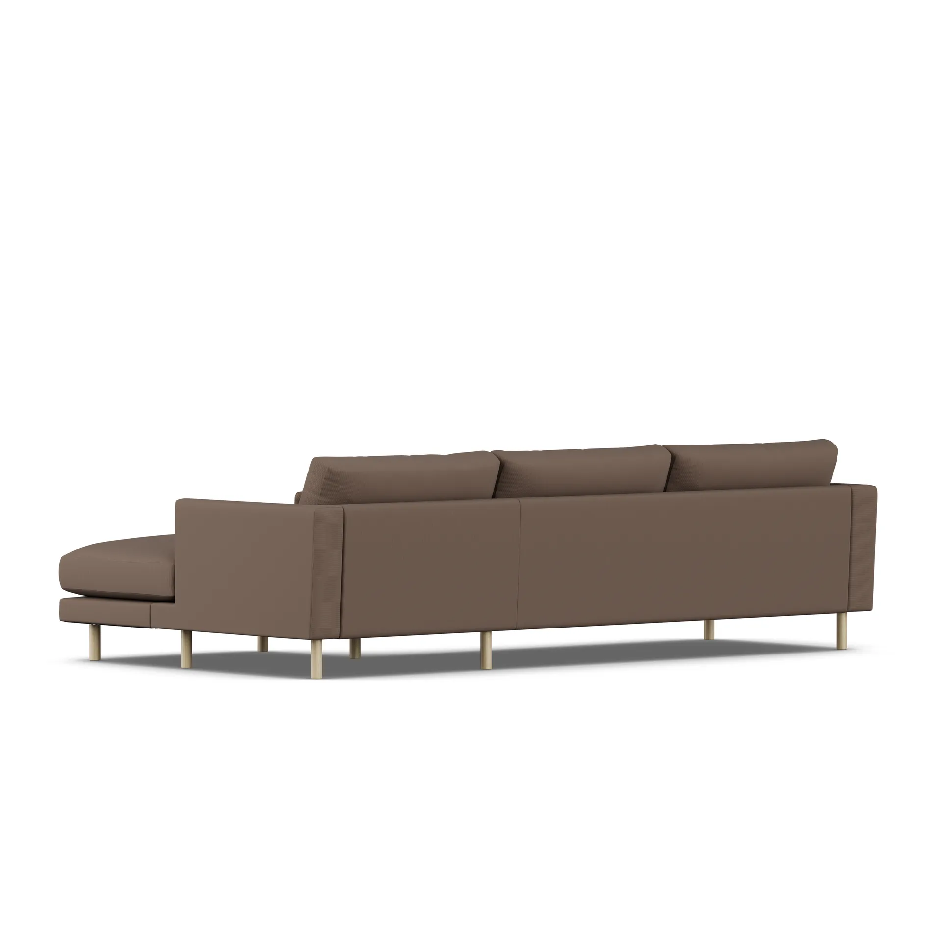 Bredhult sofa, Jump Brown 1955-white-oiled oak, 2,5-seater C1 1898